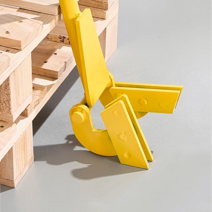 VEVOR Pallet Buster Tool with 41‘’ Carbon Steel Handle, Heavy Duty Wrecking Pry Bar, Articulating Head Deck Board Removal Tool for Non-Damaging Wooden Pallet & Deck Removal