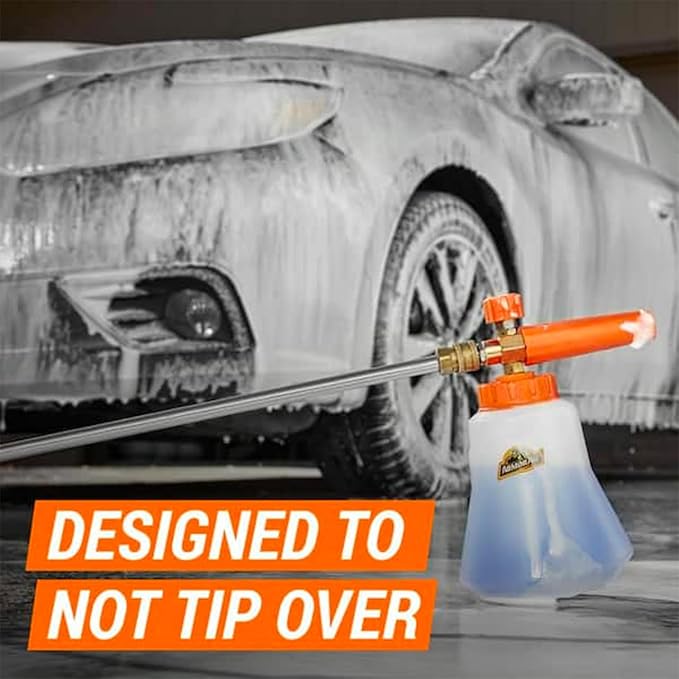 Armor All 2-in-1 Foam Cannon Kit,Car Cleaning Kit Connects to Power Washers and Garden Hoses for Vehicle Cleaning,Includes Foam Cannon,Foam-Applicator and Ergonomic Adaptor,(Pack of 4)