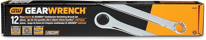 GEAWRENCH 12 Pc. Gearbox XL Ratcheting Wrench Set, Metric - 85988