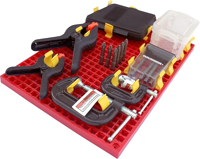 Organizer Genie ® - One Green Pegboard to organize your Sockets, Wrenches, Pliers, Screwdrivers, Bits and All Other Tools