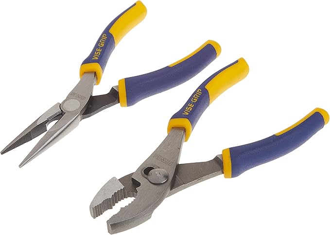 IRWIN VISE-GRIP Pliers Set, 2-Piece (2078702), Blue