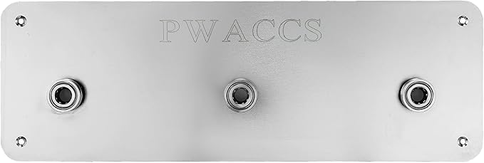 PWACCS Foam Cannon Holder - Pressure Washer Nozzle Tip Holder, Wall Mountable Foam Cannon Holder Pressure Washer Accessories Storage Rack - Stainless Steel Construction Fit 1/4" Quick Connector