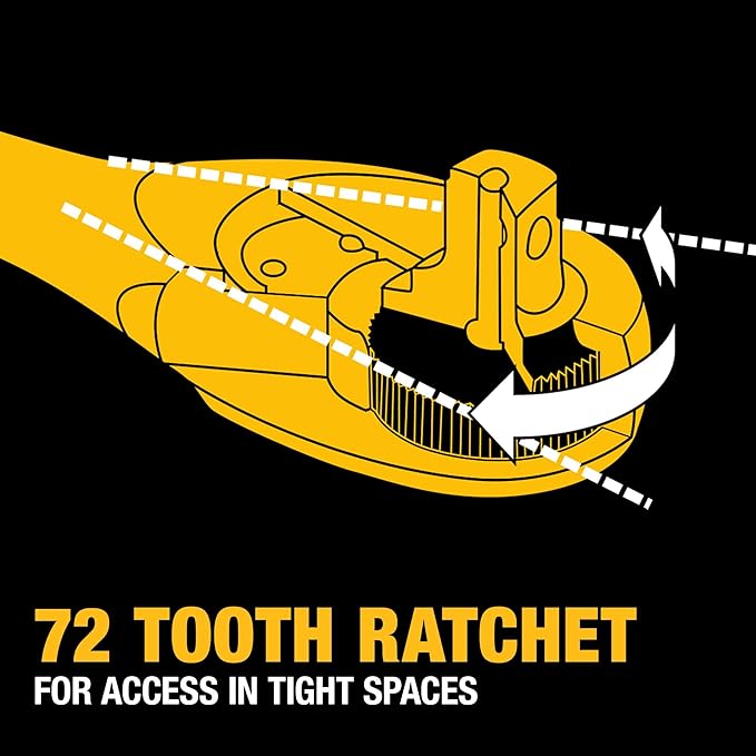 DEWALT Mechanics Tools Kit and Socket Set, 204-Piece Dewalt Tool Set , 1/4" & 3/8" & 1/2" Drive, Metric/ SAE Deep and Shallow Sockets, 3/8" Hex Bits, Torx Bits, Spark Plugs, Wrenches (DWMT72165)