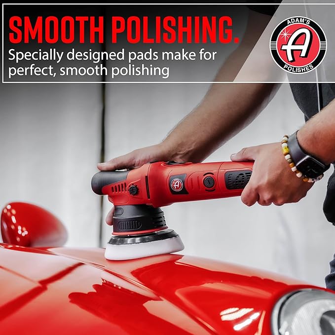 Adam's Polishes Premium Polisher Pads Bundle - Expertly Designed to Make Polishing and Paint Correction Easier and Quicker - Color Coded to Match with Recommended Polishes (6.5" Pads Bundle)