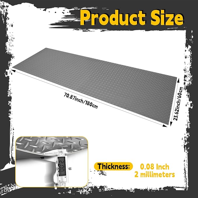 Workbench Mat, PVC Work Bench Mat with Non-Slip Texture, 2mm Thick Scratch & Stain Resistant Surface for Painting, Woodworking, Crafting, Building and Tool Protection (Grey, 23.62" x 70.87")