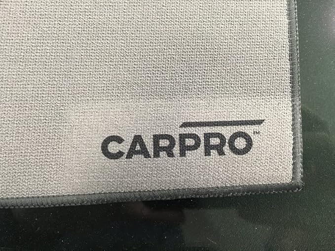 CARPRO GlassFiber Microfiber Drying Towel - Spotless Glass Windshield & Windows, Microfiber Edge, Lint & Tag Free, Car Washing & Auto Detailing (Pack of 1)