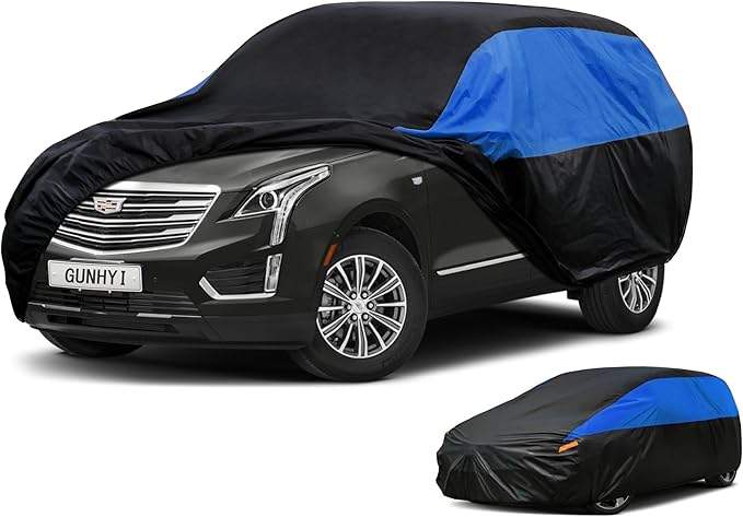 Cadillac Car Cover Custom Fit Cadillac XT5 Waterproof All Weather, Lightweight Full Car Cover Outdoor Sun UV Rain Dust Snow Wind Protection.