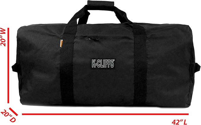 Heavy Duty Cargo Duffel Large Sport Gear Equipment Quality Square Bag Hardware Travel Bag Rooftop Rack Bags
