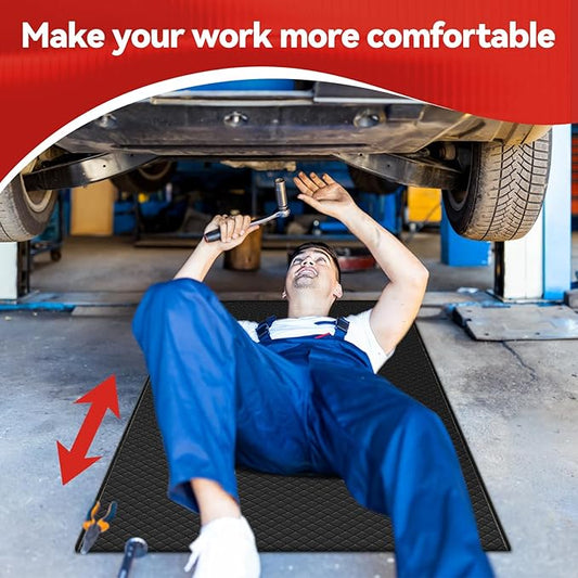 Rolling Creeper Mat is Lightweight and Portable,Car Repair Mat Easy to Use, for All Models and All Terrains