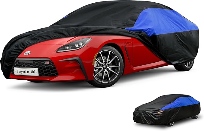 Toyota Car Cover Custom Fit Toyota 86/GR86 Waterproof All Weather, Lightweight Full Exterior Cover for Automobiles Outdoor Sun UV Rain Dust Snow Wind Protection.
