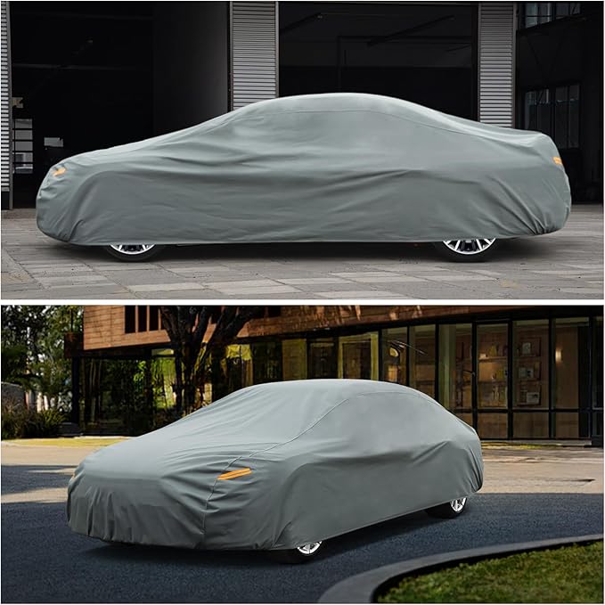 Kayme Heavy Duty Car Cover Custom Fit Mazda MX-6 MX6(1992-2000) Waterproof All Weather for Automobiles, Full Exterior Covers Sun Rain UV Protection.（Deliver About 3-10 Days）