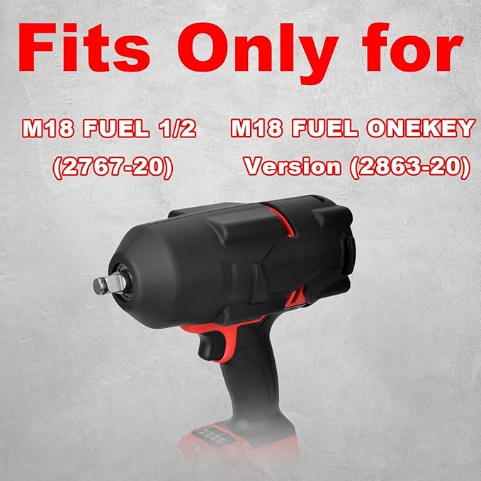 iGuerburn 49-16-2767 High Torque Impact Protective Boot Fit for M18 Fuel 1/2 High Torque Impact Wrench (2767-20) and ONEKEY Version (2863-20)