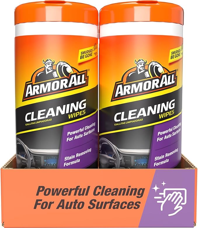 Armor All Interior Car Cleaning Wipes, Car Wipes for Dirt and Dust, 30 Count