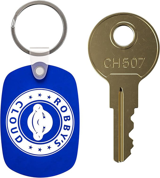 Robby's Cloud CH507 Replacement Key For Tool Boxes Marked Ch-507-1 Keychain Included (1-Pack) - Key style May Vary
