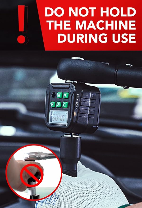 Digital Torque Wrench Adapter Set 1/2" Drive,Electric Wrenches,Snap on Digital Inch Pound Torque Wrench,1/4",3/8" Torque Adapter for Car,Motorcycle & Automotive (5-99.5 Ft-lb/6.75-135 Nm)