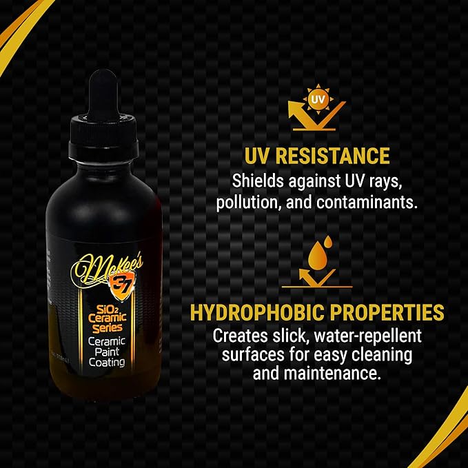 McKee's 37 - Ceramic Paint Coating - Ultimate Shine, Protection, & Hydrophobic Properties for Car Paint