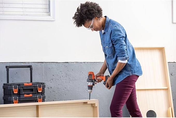 BLACK+DECKER 20V MAX Matrix Quick Connect System, Cordless Lithium Power Drill and Driver, Battery Included (BDCDMT120C)