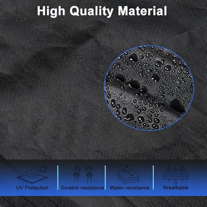SUV Car Cover for Toyota RAV4, Custom Fit Waterproof All Weather Full Exterior Cover Rain Snow UV Protection Cover with Door Zipper