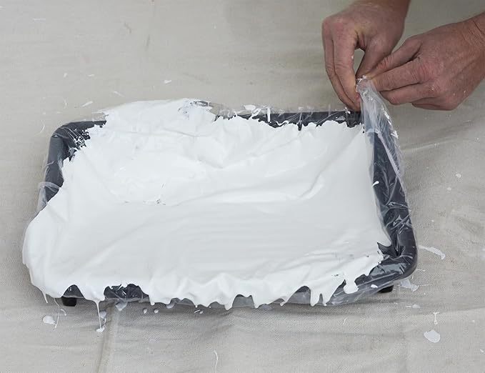 ROLLINGDOG 12" Paint Tray Liners - 5PC Roller Tray Liners Use with Paint Tray Easy to Clean Up and Change Paint Colours