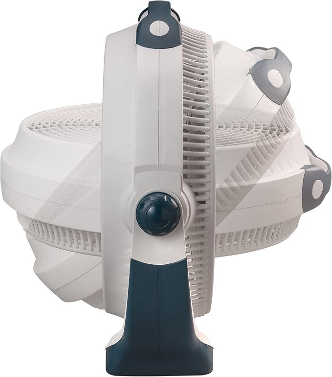 Lasko Wind Machine Fan, Air Circulator Fan with 3 Speeds, 20" Model 3300, Gray