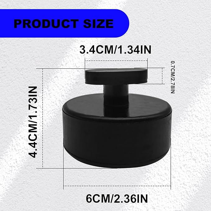 4Pcs Jack Pad Jacking Lift Pad Compatible with Chevrolet Corvette C5 C6 C7, Rubber Lift Point Adapter Jack Pucks Vehicles Accessories-Durable Rubber Jacking Lift Puck Set - Jack Pad Kit