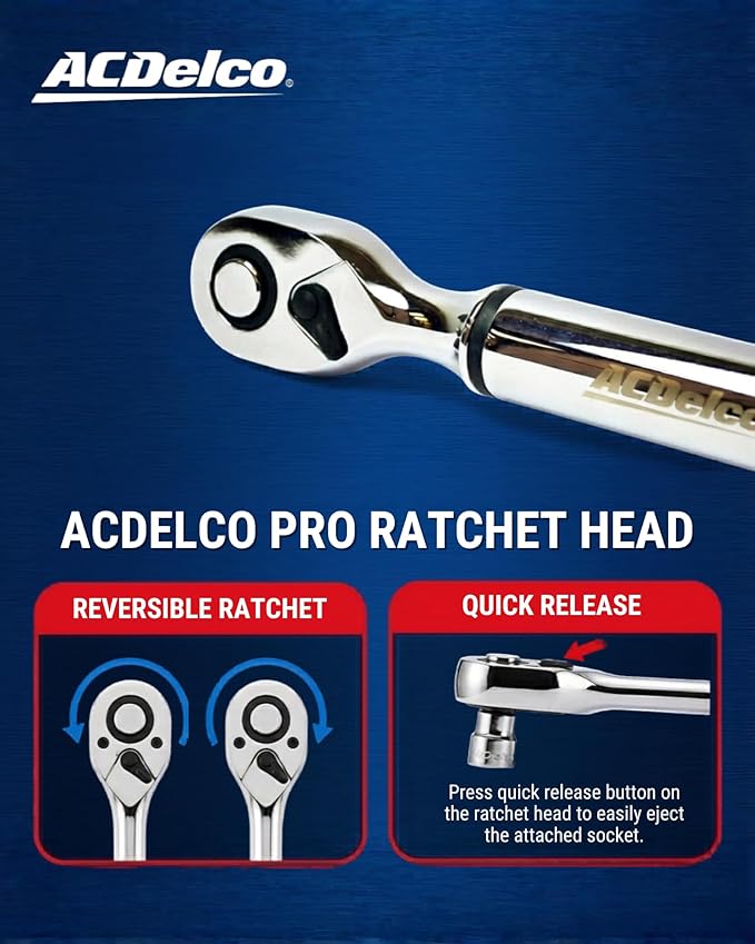 ACDelco ARM303-4A-340 1/2" Heavy Duty Digital Torque Wrench with Buzzer and LED Flash Notification - ISO 6789 Standards with Certificate of Calibration