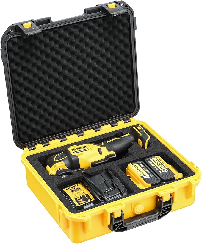 Case for Dewalt Oscillating Multi Tool – Fits DCS356B DCS354B DCS353B, Heavy-Duty Protective Tool Box for 20V Max Multi-Tool, Battery & Charger, Waterproof Hard Storage Case (Case Only)