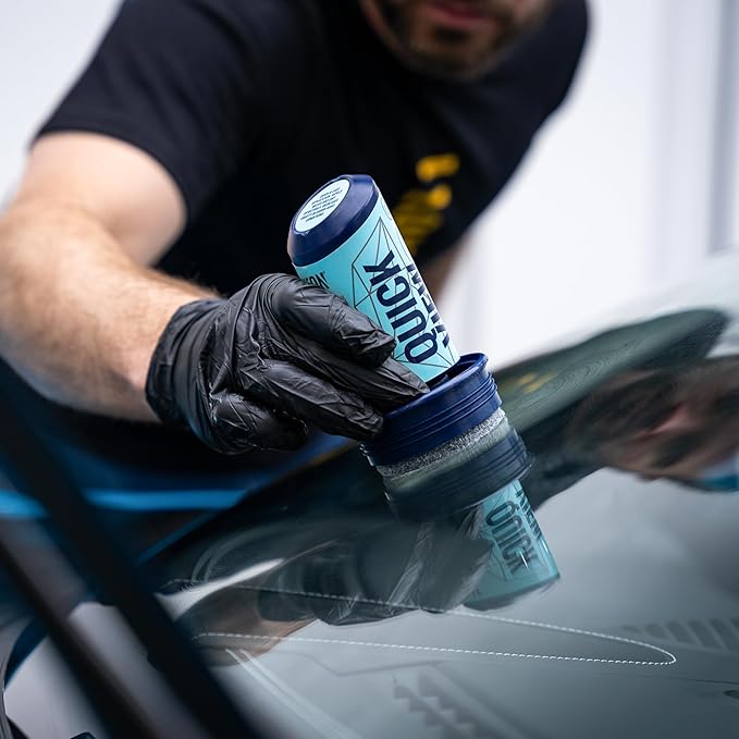 GYEON Quartz QuickView Ceramic Rain Repellent Glass Coating Extremely Hydrophobic Easy Apply Fast Drying Professional Grade Visibility Safety