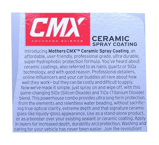 Mothers 01024 CMX Ceramic Spray Coating, 24 fl. oz. (Pack of 2)