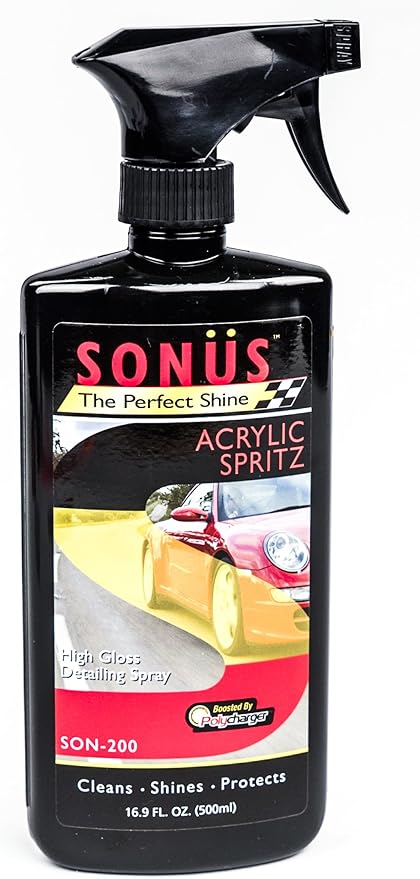 Sonus High Gloss Acrylic Spritz Car Detailer Spray, 16.9 fl. oz.