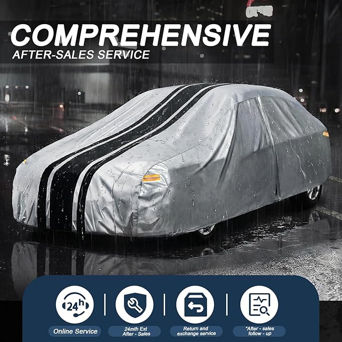 Car Cover Custom Fit for Nissan 350Z 370Z (2009-2025), Waterproof All Weather for Automobiles Full Exterior CoverSun Rain Snow UV Protector.