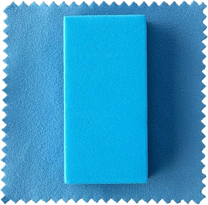 Microfiber Suede Applicator Cloths with Applicator Pad, 10-Pack, 4x4 inch, for Applying Ceramic and Nano Coatings, Edgeless