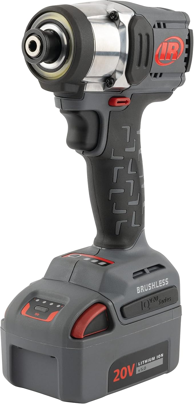 Ingersoll Rand W3111-K22 20V 1/4" Hex Cordless Impact Driver 2 Battery Kit, Mid-Torque, Compact, Pistol Grip