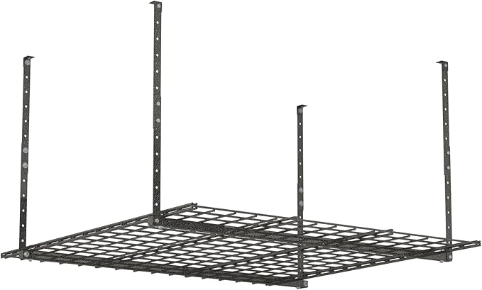 Hyloft 00625 45-Inch x 45-Inch Overhead Steel Garage Storage System & Rack,Hammertone