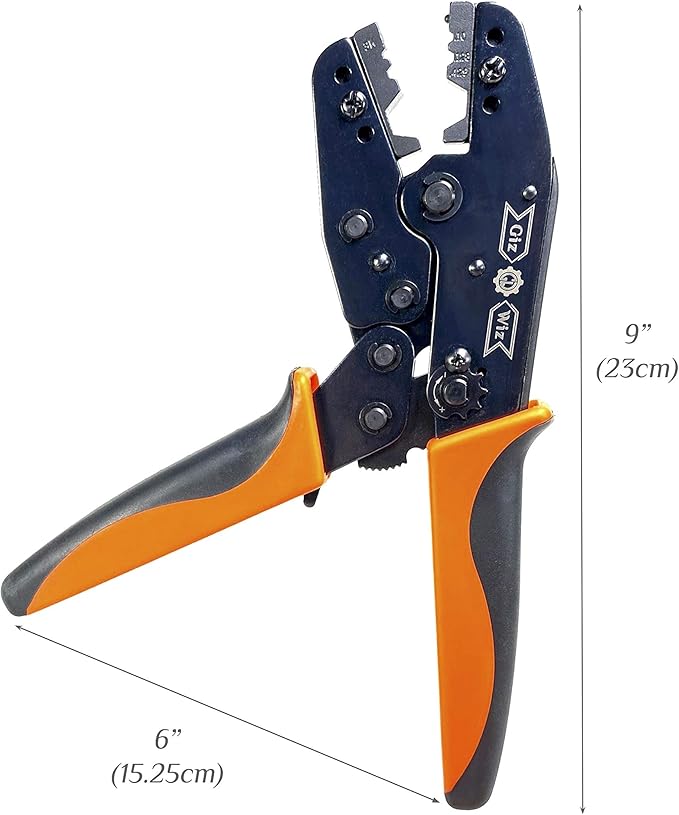 RF Coax Ratchet Crimp Tool For RG8 RG11 RG174 RG179 RG213 LMR400 .100" .128" .429" G-H3K