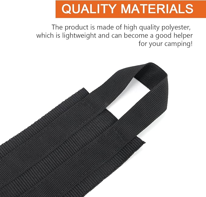 Universal Tow Strap for RV Portable Waste Tanks, Towing Bracket for Portable Waste Transport, 15-3/4"Tote Tank Tow Adapter