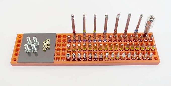 Organizer Genie - One Black Slim Pegboard to organize your Sockets, Wrenches, Pliers, Screwdrivers, Bits and All Other Tools