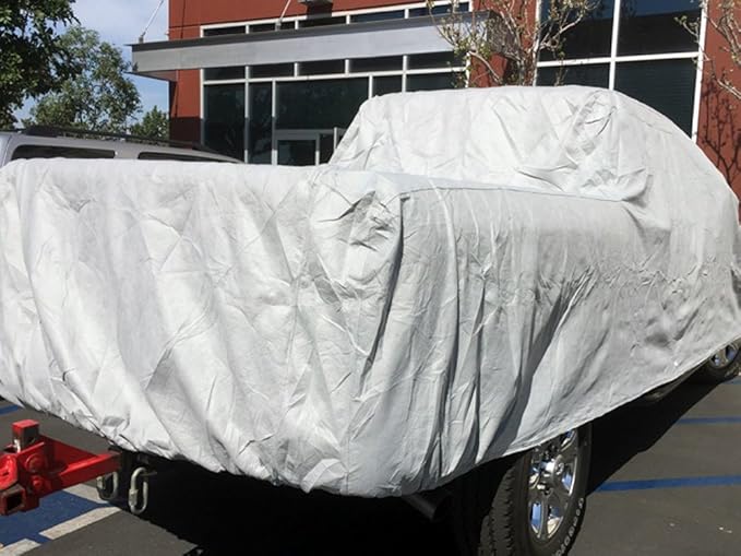 CarsCover 2006-2019 Dodge Ram 2500/3500 Crew/Mega Cab 8ft Long Bed Box Full 4 Door Truck Car Cover Heavy Duty All Weatherproof Waterproof Ultrashield