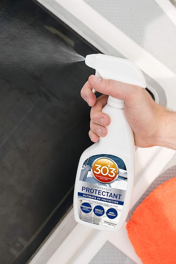 303 Marine Aerospace Protectant – UV Protection – Repels Dust, Dirt, & Staining – Smooth Matte Finish – Restores Like-New Appearance – 16 Fl Oz (Pack of 6) (30340-6PK)