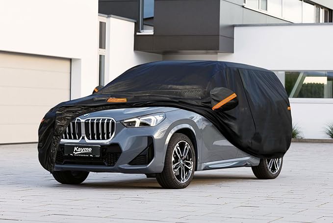 Kayme 7 Layers SUV Car Cover Custom Fit for BMW X1 (2009-2025) Waterproof All Weather for Automobiles, Outdoor Full Cover Rain Sun UV Protection.