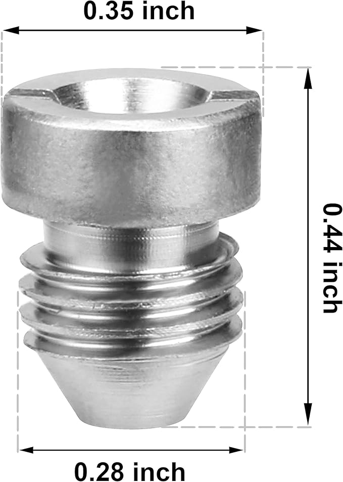 Tool Daily 1.1 mm Orifice for Foam Cannon and Foam Maker, Replacement Thread Nozzle and Mesh Filter for Snow Foam Lance, 3000 PSI