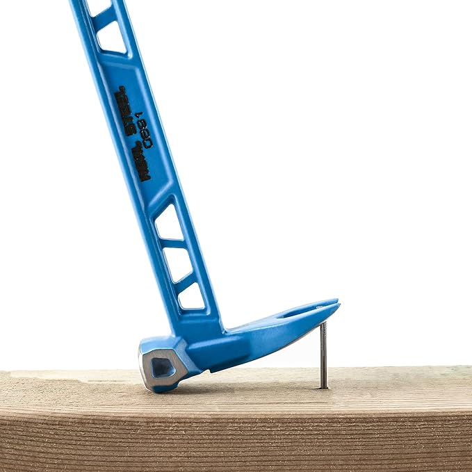 Real Steel 12" Nail Puller Cats Paw Pry Bar Double Ended Crowbar (0696)