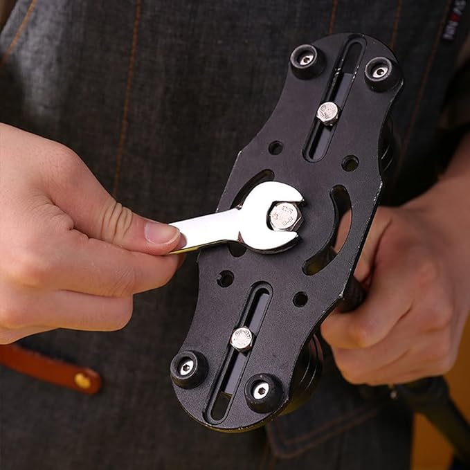 2 Pcs 36 mm Combination Wrench, Forged Steel Metric, Open and Box End, 15-Degree Offset, 12-Point Box End