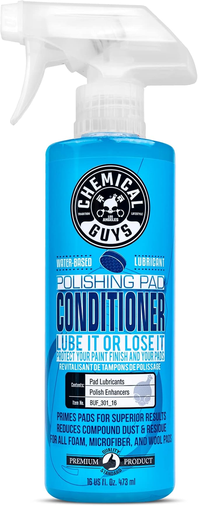 Chemical Guys BUF_301_16 Polishing and Buffing Pad Conditioner, 16 Oz