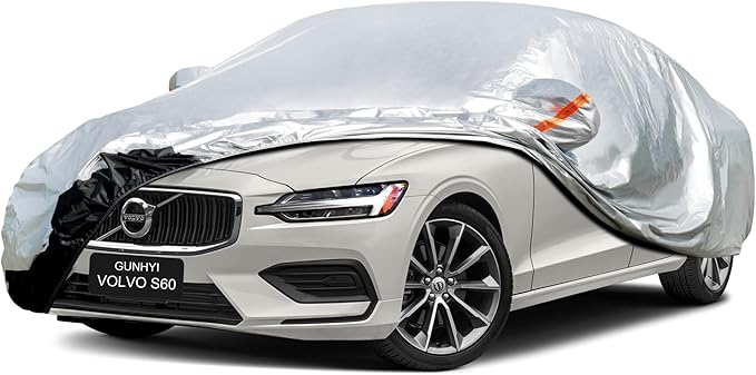 Car Cover Custom Fit Volvo S60 (2018-2025) Waterproof for Automobiles, Oxford Sun Rain Dust Snow Protection (Ships from US Warehouse, Delivery 3-8 Days)