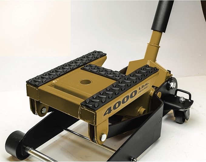 Cat 4000 Lb. 3-in-1 Garage Floor and ATV Jack with Tie-Down Straps- 240108