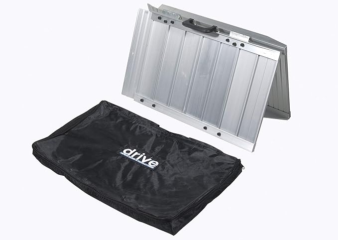 Drive Medical STDS1093 Portable Wheelchair and Scooter Ramp, 2 Feet