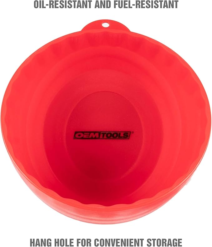 OEMTOOLS Red and Blue Magnetic Nut Cup Set, 2-Pack Curved Parts Trays Hold Up to 5 Pounds Each, Durable ABS Organizers Attach to Metal Surfaces for Nuts, Bolts, and Small Parts