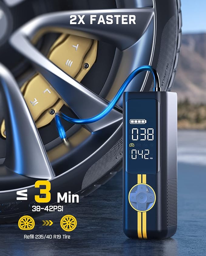 Fanttik X8 APEX EV Tire Inflator and X8 APEX EVA Protective Case