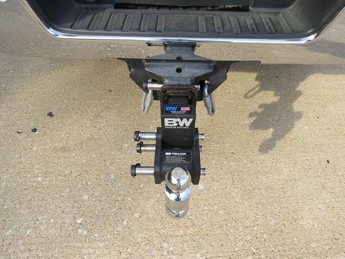 61775 | 4 Pack Mixed 2.5, Keyed Alike, Hitch Locks for B&W 2" & 2.5" Tow and Stow 10K LB & 18K LB - Includes Receiver Lock for 2.0" Or 2.5" Receiver